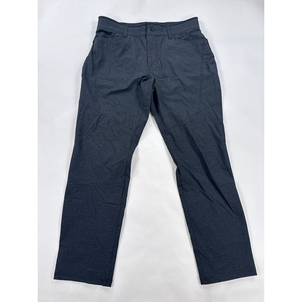 KUHL Mens Deceptr Pants 33x30 Charcoal Grey Tapered Stretch Hiking Outdoor